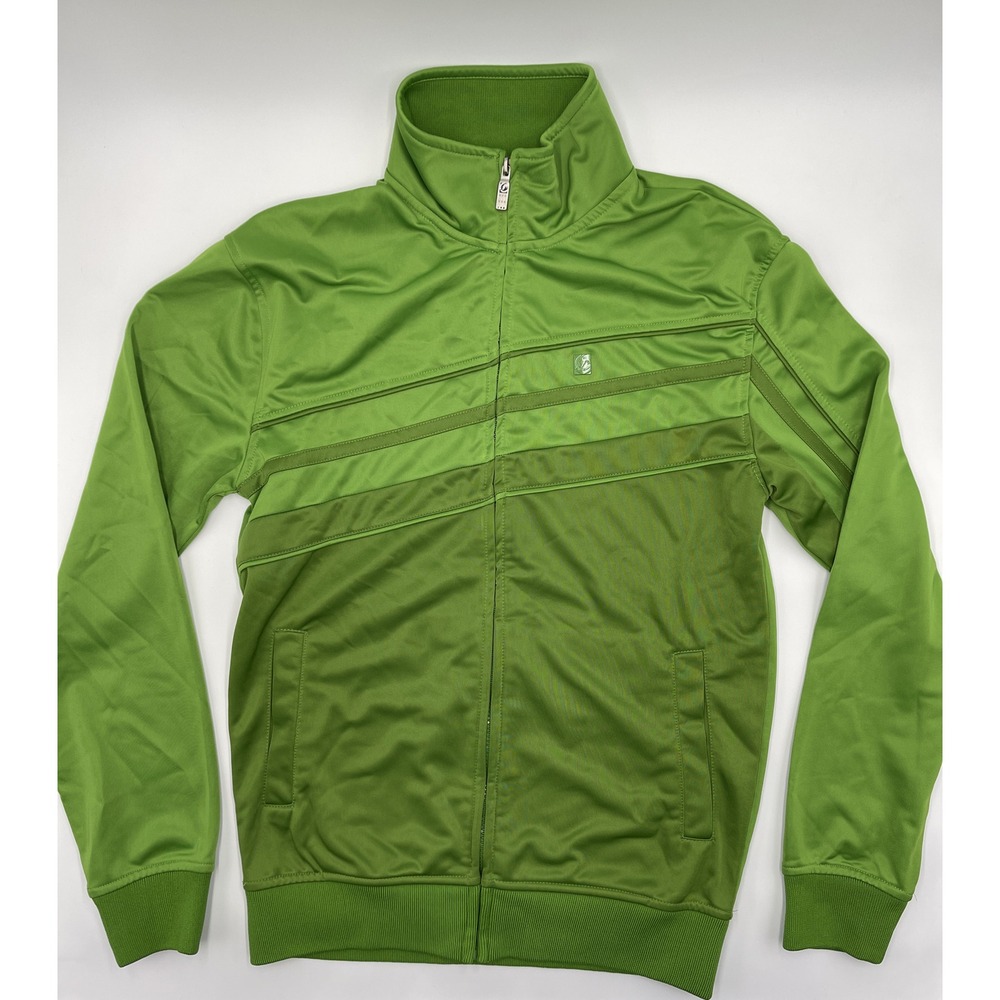 Ecko Unltd Mens Small Full Zip Up‎ Track Jacket Green Nice Shape #C711